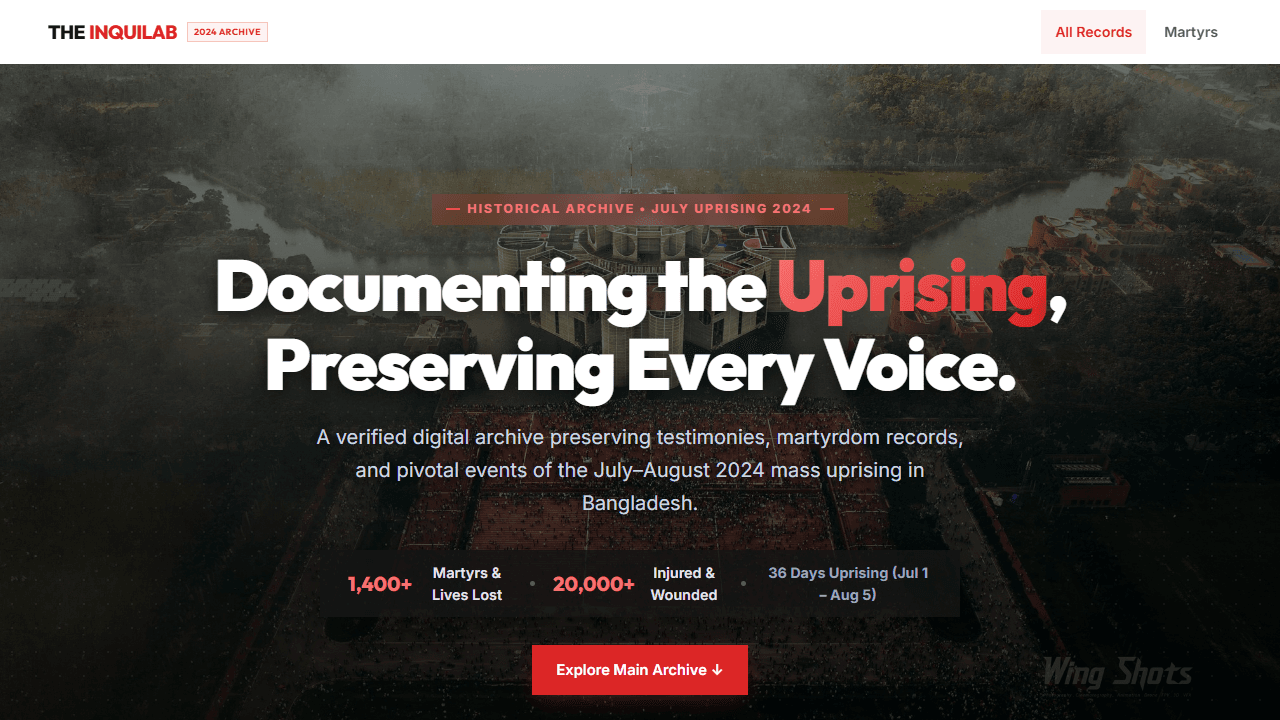 Screenshot of The Inquilab